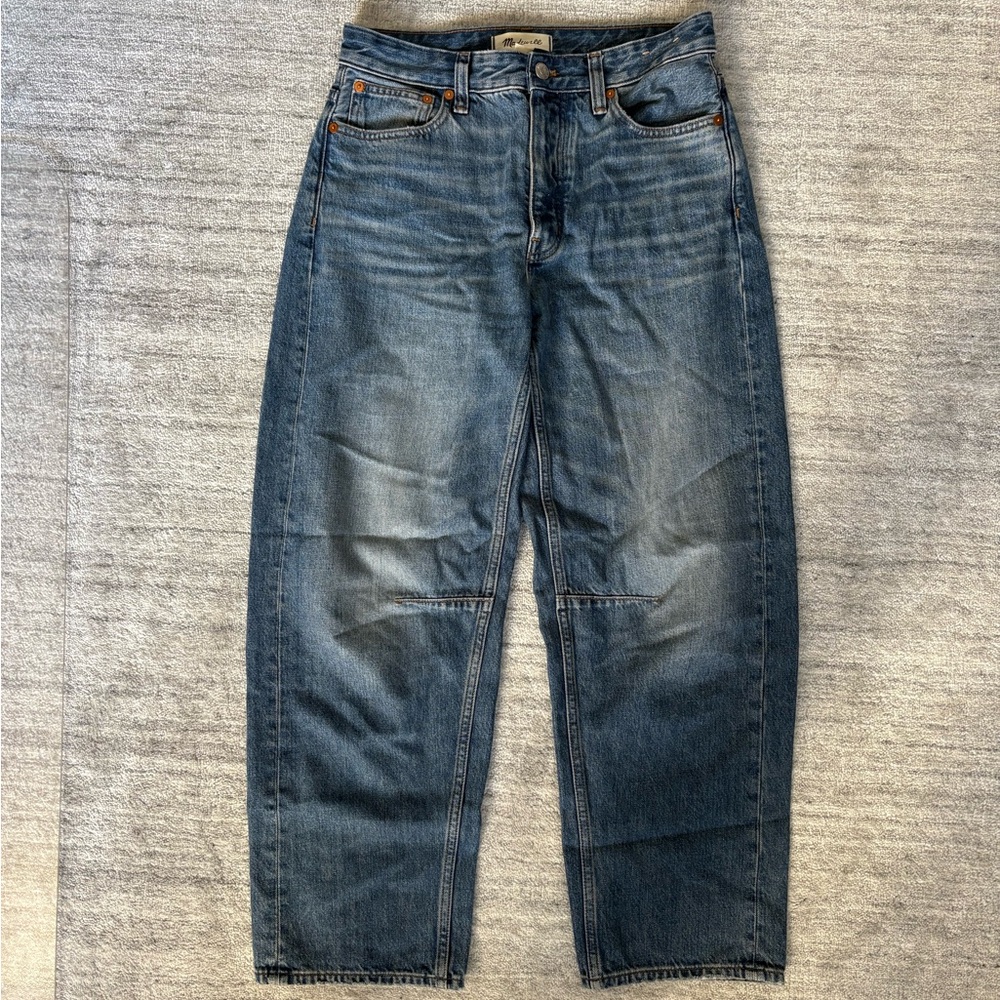 Madewell Women’s The Darted Barrel-Leg Jean - Size 25